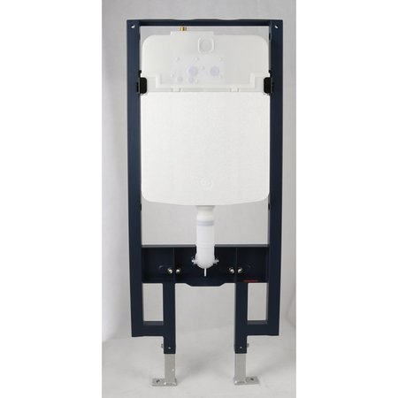Eago Black Matte Dual Flush Wall Mounted Toilet Tank Carrier for WD101 WD332 WD333 PWG380-BM